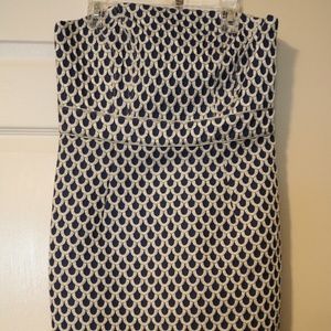 Lilly Pulitzer strapless dress sz 2